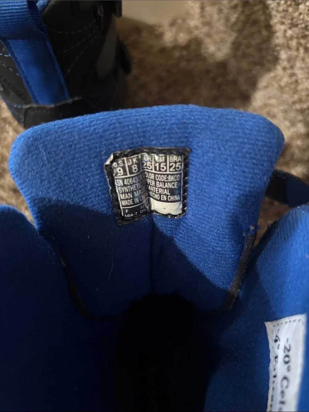 Skechers Black and Blue Kids Waterproof Snow Boots